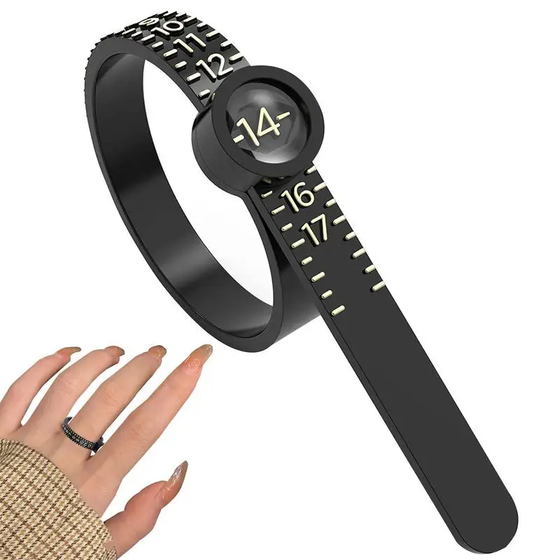 Finger Ring Sizer Ring Sizer Measuring Tool Measure Finger Rings Size US Size 1-17 Jewelry Tools Sizers With Magnified Window
Finger Ring Sizer Ring Sizer Measuring Tool Measure Finger Rings Size US Size 1-17 Jewelry Tools Sizers With Magnified Window