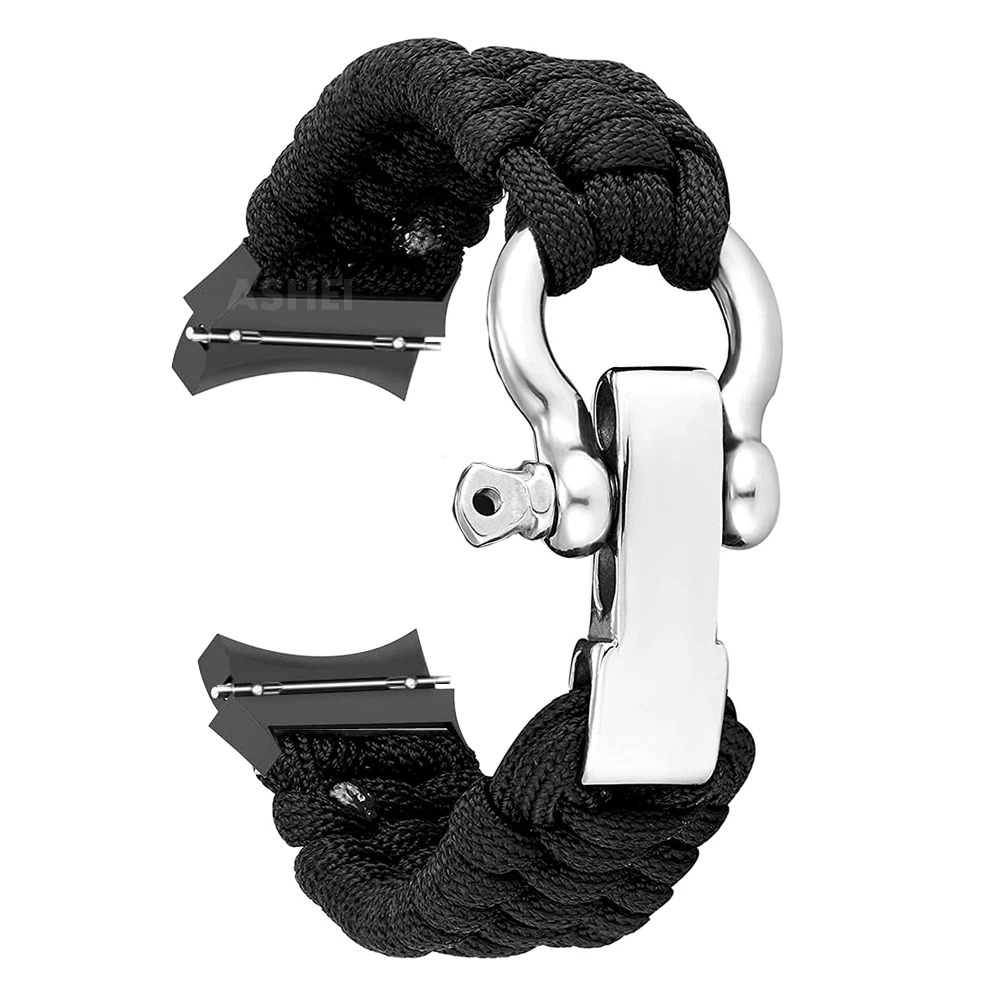 Rope Strap for Samsung Galaxy Watch 5 4 Band Pro 45mm 44m No Gap Survival Outdoor Bracelet Galaxy Watch4 Classic 46mm Curved end
Rope Strap for Samsung Galaxy Watch 5 4 Band Pro 45mm 44m No Gap Survival Outdoor Bracelet Galaxy Watch4 Classic 46mm Curved end