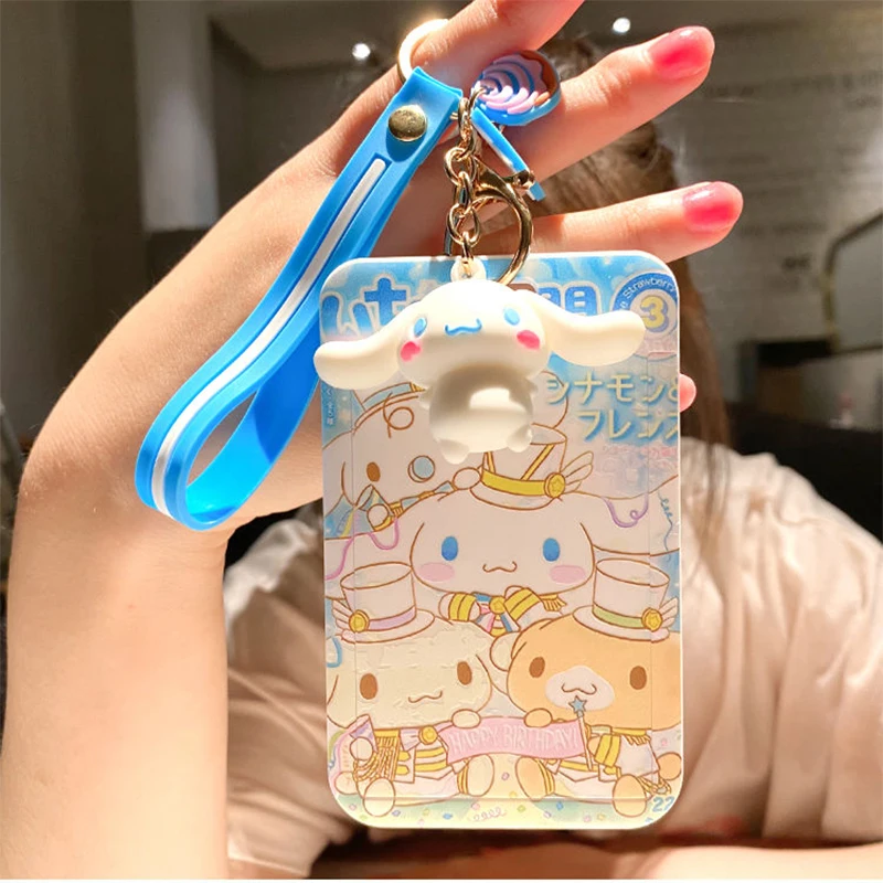 Cartoon Sanrio Cinnamoroll Card Sleeve Kawaii Anime Cute Doll Pendant Student Campus Water Card Protect Cover Keychain Toys Girl
Cartoon Sanrio Cinnamoroll Card Sleeve Kawaii Anime Cute Doll Pendant Student Campus Water Card Protect Cover Keychain Toys Girl