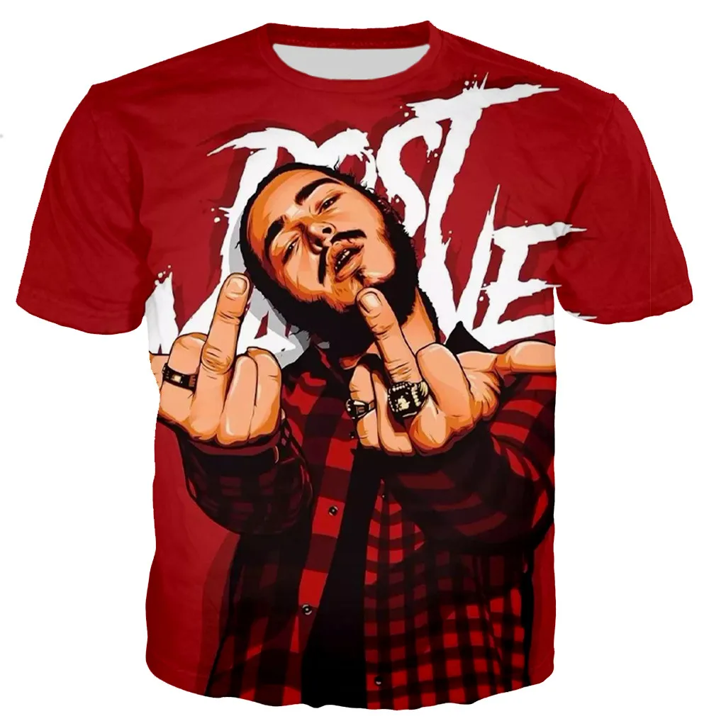 Summer Post Malone T Shirt Men/Women New Fashion Cool 3D Print Men T Shirt Casual Harajuku Style Streetwear Oversized Top
Summer Post Malone T Shirt Men/Women New Fashion Cool 3D Print Men T Shirt Casual Harajuku Style Streetwear Oversized Top