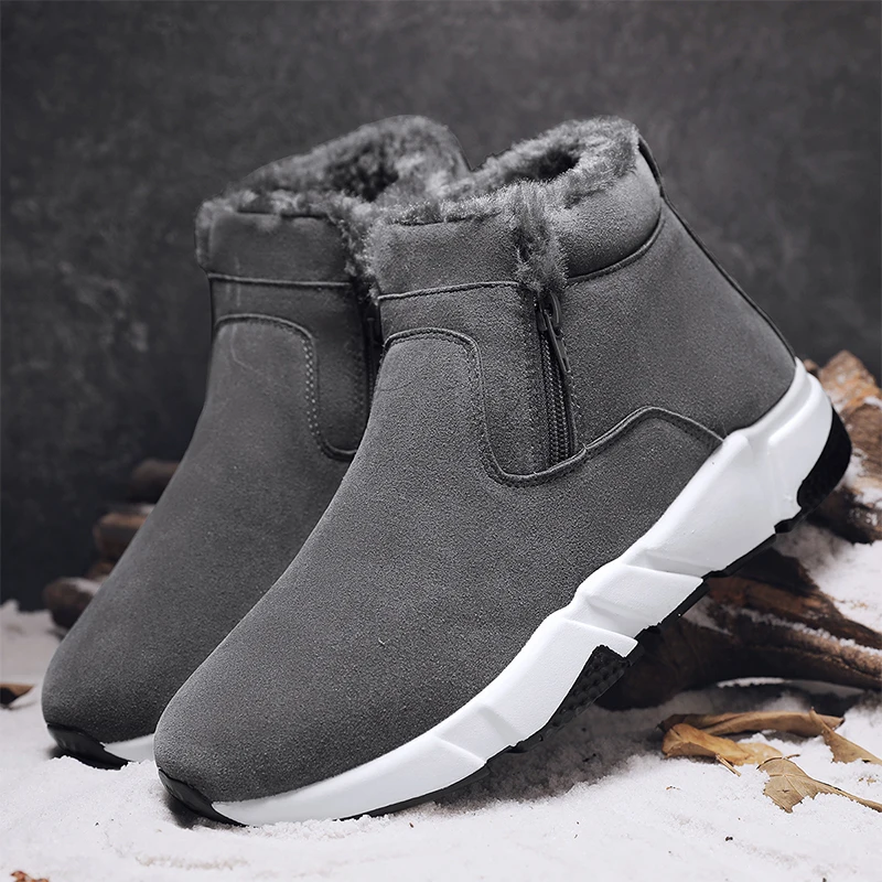Leather Winter Men Boots Waterproof Warm Fur Snow Boots Men Outdoor Winter Work Casual Shoes Military Combat Rubber Ankle Boots
Leather Winter Men Boots Waterproof Warm Fur Snow Boots Men Outdoor Winter Work Casual Shoes Military Combat Rubber Ankle Boots