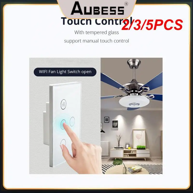 2/3/5PCS Wall Light Fan Control Remote Various Speed Control Work With Amazon And Google Home Ceiling Fan Lamp Switches Timing
2/3/5PCS Wall Light Fan Control Remote Various Speed Control Work With Amazon And Google Home Ceiling Fan Lamp Switches Timing