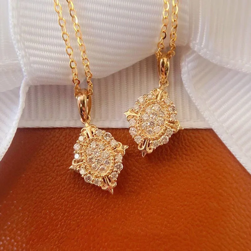 Real 14K Gold Origin Diamond Pendant Necklace for Women Anillos De Silver 925 Jewelry Yellow Gold Pendants Gemstone Jewellry
Real 14K Gold Origin Diamond Pendant Necklace for Women Anillos De Silver 925 Jewelry Yellow Gold Pendants Gemstone Jewellry