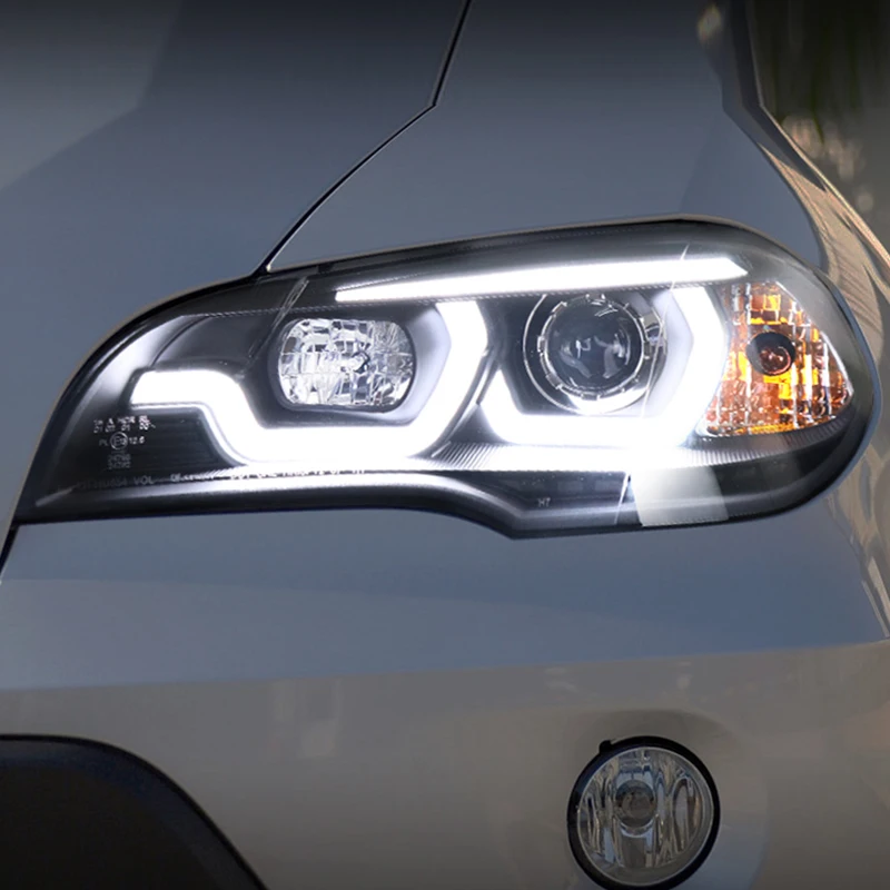 Автомобильная фара для BMW E70 светодиодный, фара 2007-2013, фары X5 DRL, сигнал поворота, фара дальнего света, объектив проектора Angel Eye
Автомобильная фара для BMW E70 светодиодный, фара 2007-2013, фары X5 DRL, сигнал поворота, фара дальнего света, объектив проектора Angel Eye