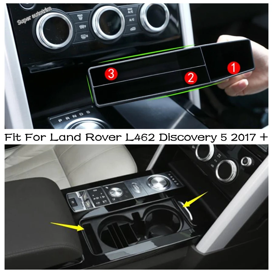 Middle Console Cup Holder Storage Box Multifunction Glove Phone Container Tray Fit For Land Rover L462 Discovery 5 2017 - 2022
Middle Console Cup Holder Storage Box Multifunction Glove Phone Container Tray Fit For Land Rover L462 Discovery 5 2017 - 2022