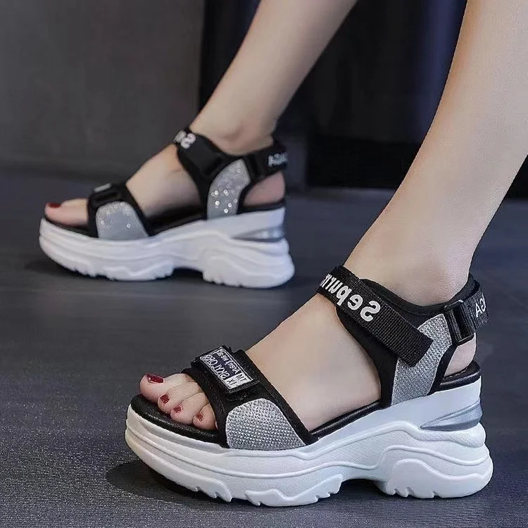 Women's Sports Sandals 2022 New Summer Ladies Sandals Platform Casual Heightening Slope With Women's High Heels
Women's Sports Sandals 2022 New Summer Ladies Sandals Platform Casual Heightening Slope With Women's High Heels