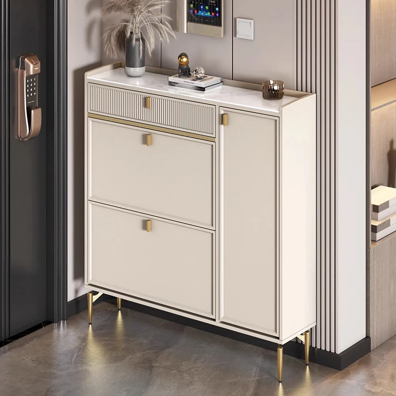 Cream Style Rotating Shoe Cabinet Ultra Thin Display Narrow Luxury Rock Panel Porch Storage Cabinet Zapatera Home Furniture WKSC
Cream Style Rotating Shoe Cabinet Ultra Thin Display Narrow Luxury Rock Panel Porch Storage Cabinet Zapatera Home Furniture WKSC