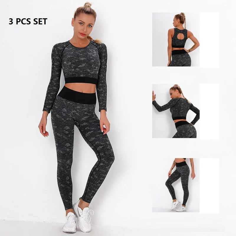 Seamless Yoga Set Sport Clothing For Woman Gym Bra Shirts Legging High Waist Fitness Running Sportswear Workout Clothes Gym Suit
Seamless Yoga Set Sport Clothing For Woman Gym Bra Shirts Legging High Waist Fitness Running Sportswear Workout Clothes Gym Suit