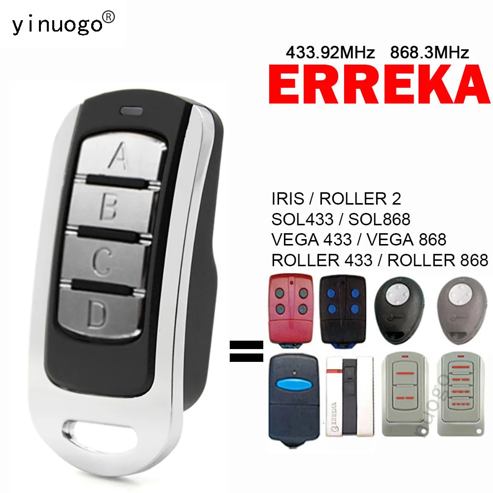 Пульт дистанционного управления для гаражных дверей erбаланса IRIS SOL433 SOL868 ROLLER 2, 433,92 МГц, 868,3 МГц, erбаланка VEGA 433 / VEGA 868 ROLLER 433
Пульт дистанционного управления для гаражных дверей erбаланса IRIS SOL433 SOL868 ROLLER 2, 433,92 МГц, 868,3 МГц, erбаланка VEGA 433 / VEGA 868 ROLLER 433