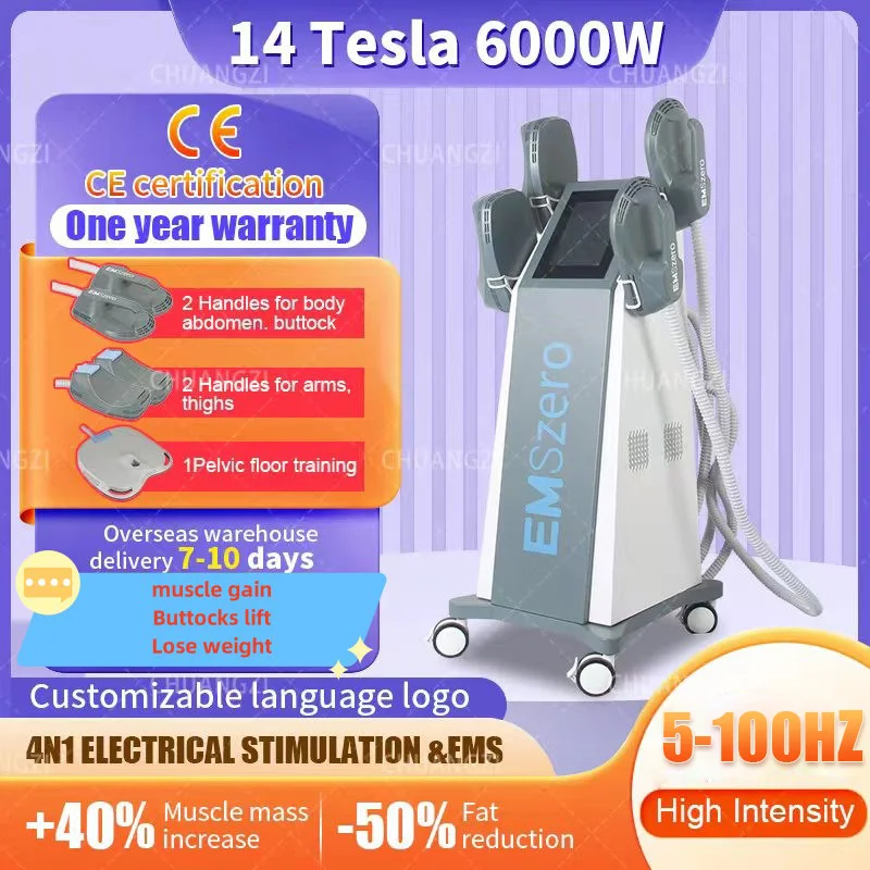Emszero Nova 14 Tesla 6000W EMS High Power 4 Neo Handles Body Sculpt Muscle Stimulate Machine Lose Weight Hi-emt
Emszero Nova 14 Tesla 6000W EMS High Power 4 Neo Handles Body Sculpt Muscle Stimulate Machine Lose Weight Hi-emt