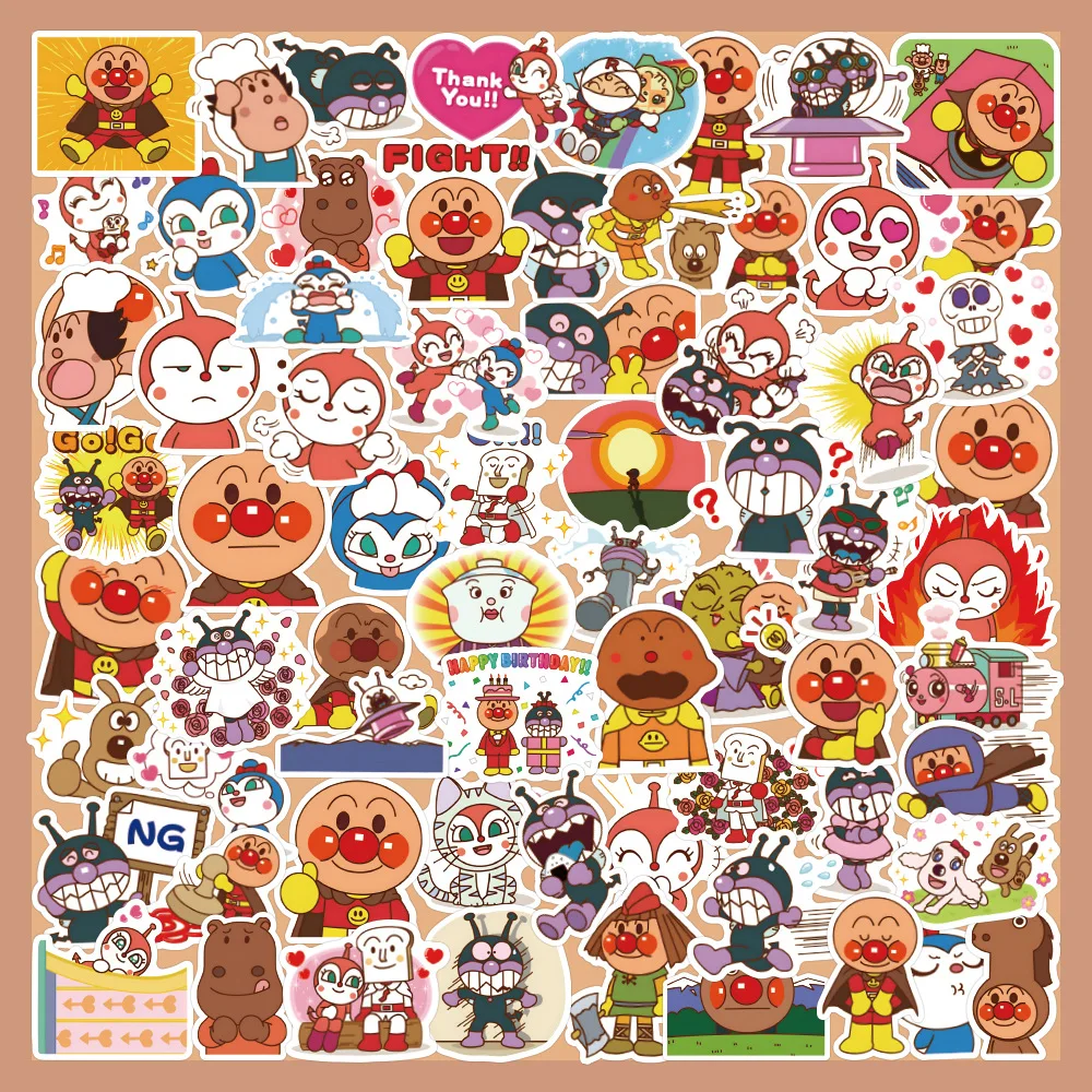 60pcs Anpanman Sticker Cute Children Cartoon Sticker Toys for Girls Laptop Skin Cute Sticker Pack Kawaii Anime Stickers
60pcs Anpanman Sticker Cute Children Cartoon Sticker Toys for Girls Laptop Skin Cute Sticker Pack Kawaii Anime Stickers