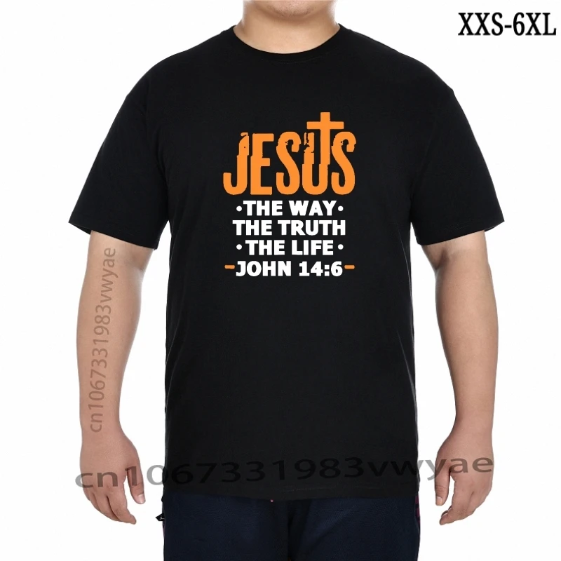 Jesus The Way Truth Life John 14 6 Christian Bible Verse Camisas Hombre Top TShirts Tees New Coming Cotton Printing Cosie Adult
Jesus The Way Truth Life John 14 6 Christian Bible Verse Camisas Hombre Top TShirts Tees New Coming Cotton Printing Cosie Adult