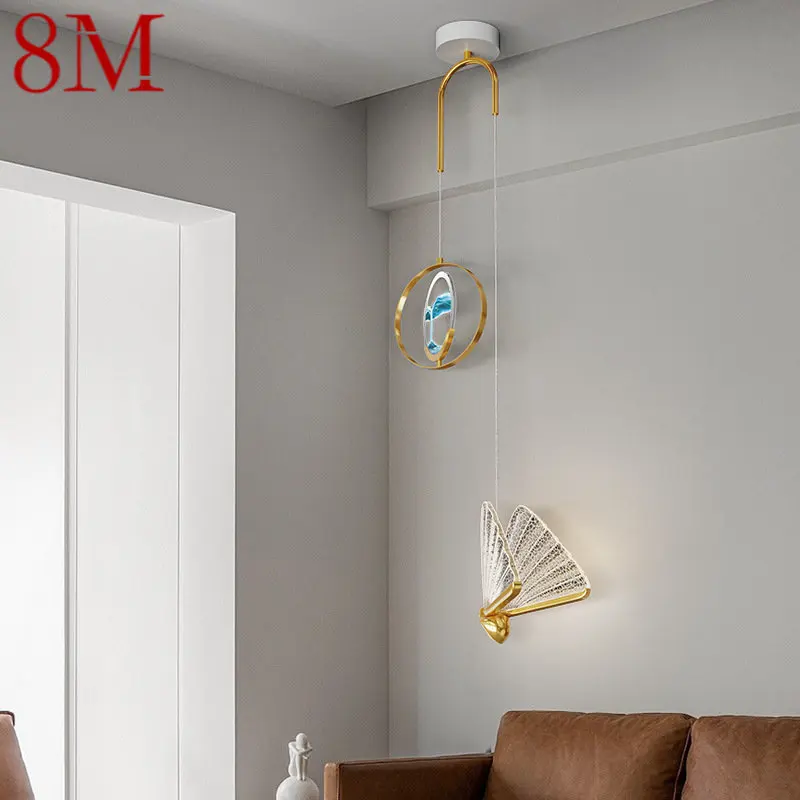 8M Modern Quicksand Pendant Lights LED 3 Colors Creative Butterfly Hanging Lamp for Home Living Room Bedroom Decor
8M Modern Quicksand Pendant Lights LED 3 Colors Creative Butterfly Hanging Lamp for Home Living Room Bedroom Decor