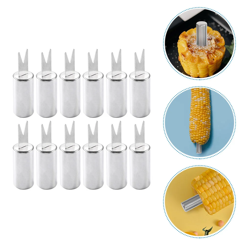 Corn Skewers Holders Forks Bbq Fork Cob Barbecue Steel Stainless Holder Thesticks Grilling Fruit Meat Kabobprongs Marshmallow
Corn Skewers Holders Forks Bbq Fork Cob Barbecue Steel Stainless Holder Thesticks Grilling Fruit Meat Kabobprongs Marshmallow