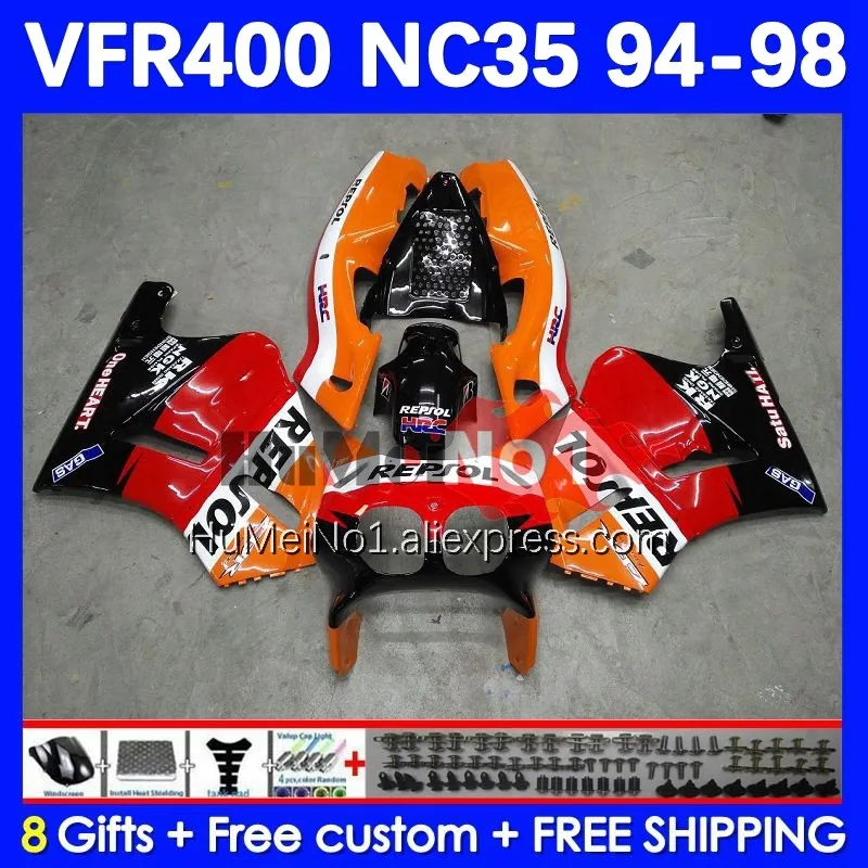 Обтекатели VFR400R для HONDA VFR400 RVF VFR 400 R 400R NC35 94 95 96 97 98 152No.5 respol orange RVF400R 1994 1995 1996 1997 1998
Обтекатели VFR400R для HONDA VFR400 RVF VFR 400 R 400R NC35 94 95 96 97 98 152No.5 respol orange RVF400R 1994 1995 1996 1997 1998