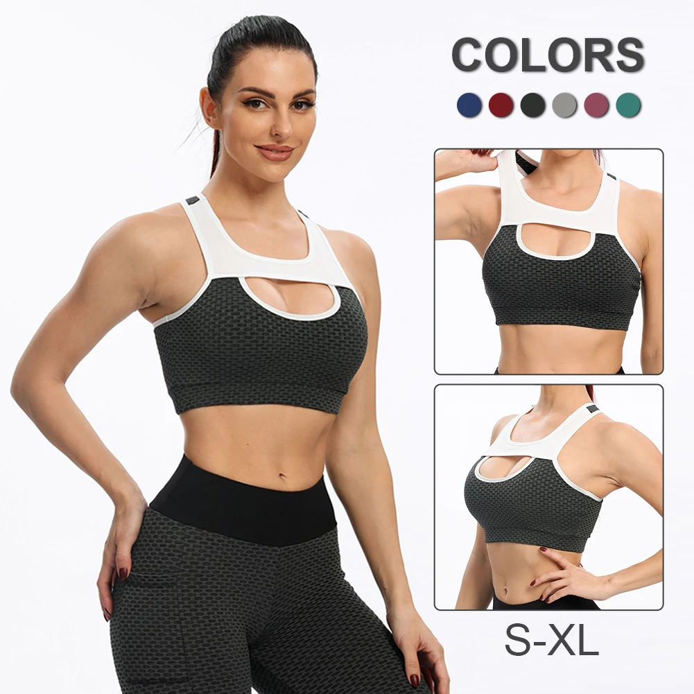 2022 Женский спортивный бюстгальтер Нижнее белье для йоги Racerback Бюстгальтер для тренировок Спортивный топ Пуш-ап Дышащий Фитнес Бег Велоспор...
2022 Женский спортивный бюстгальтер Нижнее белье для йоги Racerback Бюстгальтер для тренировок Спортивный топ Пуш-ап Дышащий Фитнес Бег Велоспор...