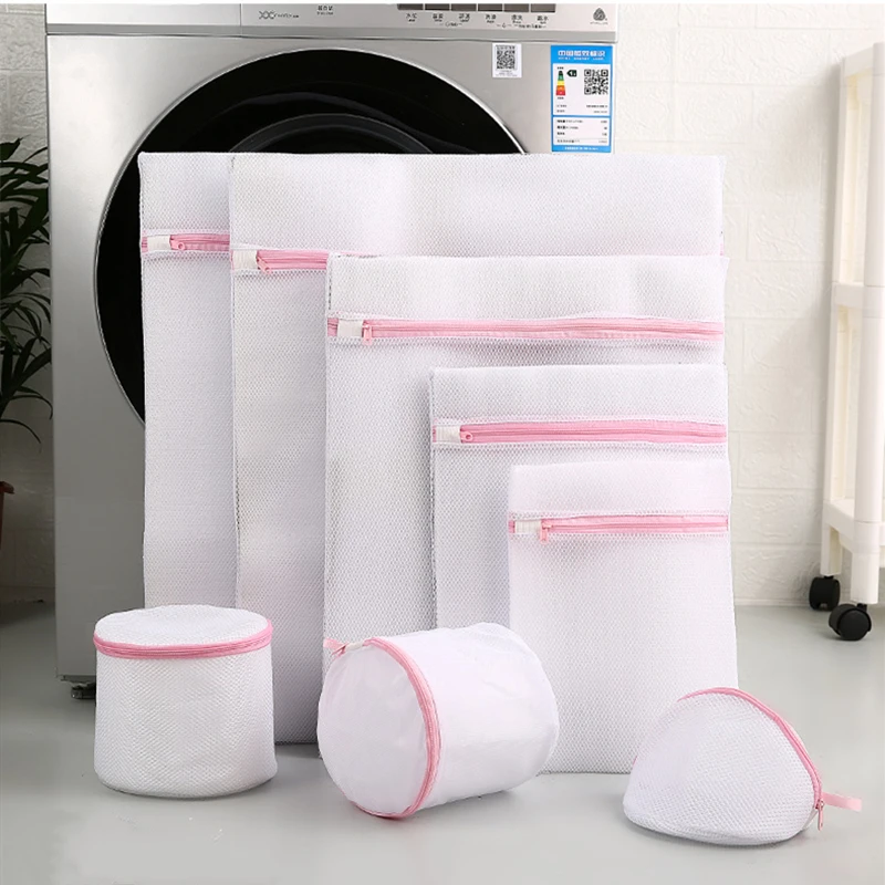 2Pcs Underwear Washing Bag Zippered Laundry Fine Mesh Pocket Reusable Sturdy for Washing Machine Laundry Protection Bag
2Pcs Underwear Washing Bag Zippered Laundry Fine Mesh Pocket Reusable Sturdy for Washing Machine Laundry Protection Bag