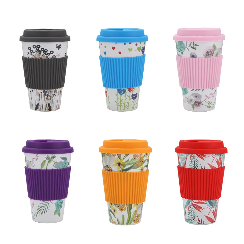400ml New Arrival Reusable Bamboo Fibre Coffee Cup Creative Fashion Coffee Tea Mug Wheat Straw Travel with Silicone Lid
400ml New Arrival Reusable Bamboo Fibre Coffee Cup Creative Fashion Coffee Tea Mug Wheat Straw Travel with Silicone Lid