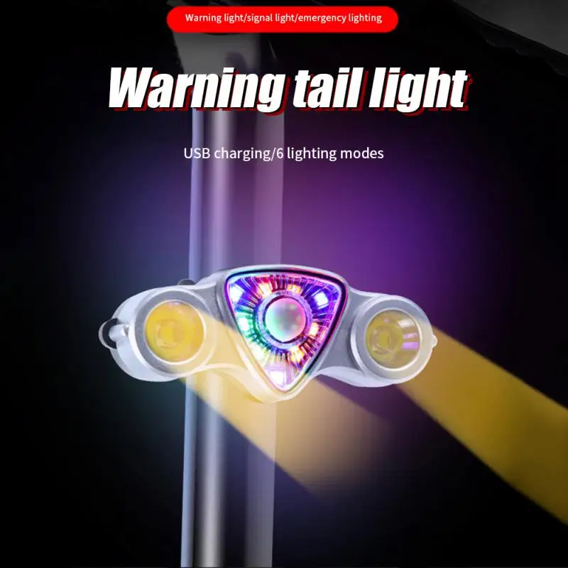 6 Modes Tail Light Usb Charge Waterproof Bicycle Street Lamp High-capacity Bicycle Lamb Mountain Bik Accessories Cycling 
6 Modes Tail Light Usb Charge Waterproof Bicycle Street Lamp High-capacity Bicycle Lamb Mountain Bik Accessories Cycling