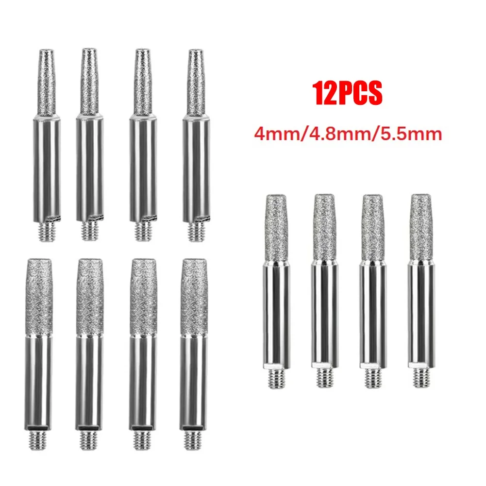 12pcs Carbide Burrs Chainsaw Sharpener Stone File Chain Saw Jig Sharpening Head 4/4.8/5.5mm Hand Grinder Grinding Tools
12pcs Carbide Burrs Chainsaw Sharpener Stone File Chain Saw Jig Sharpening Head 4/4.8/5.5mm Hand Grinder Grinding Tools