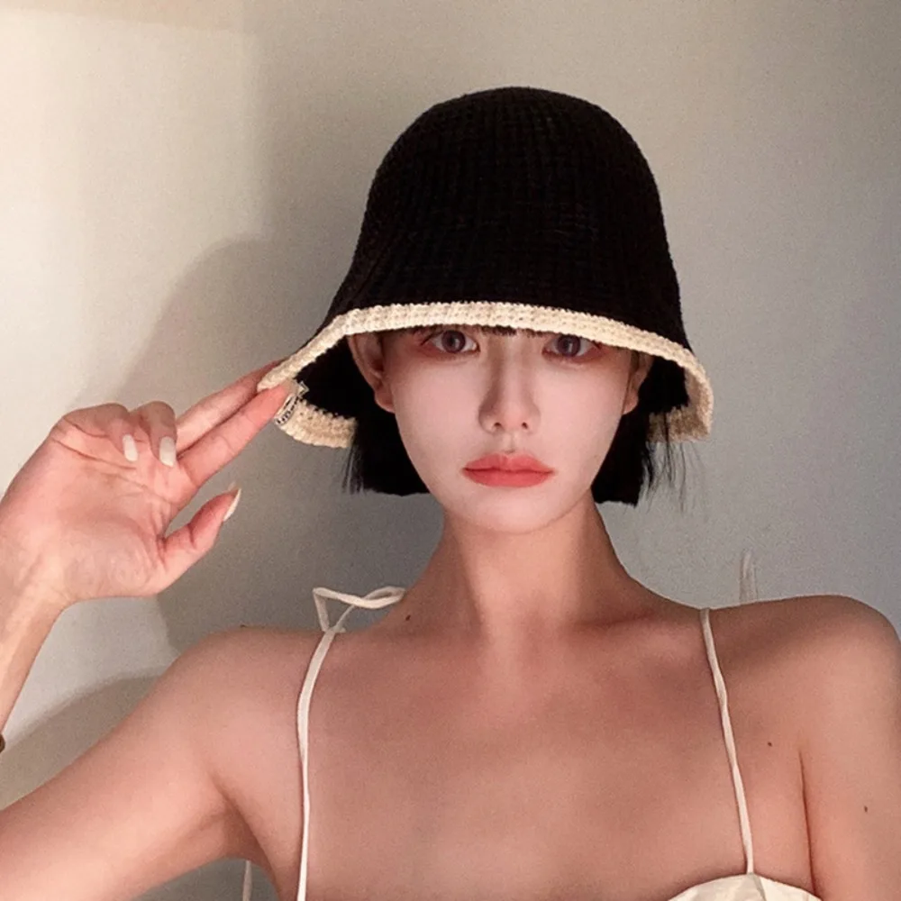 Женская Вязаная летняя Панама в стиле хип-хоп
Женская Вязаная летняя Панама в стиле хип-хоп