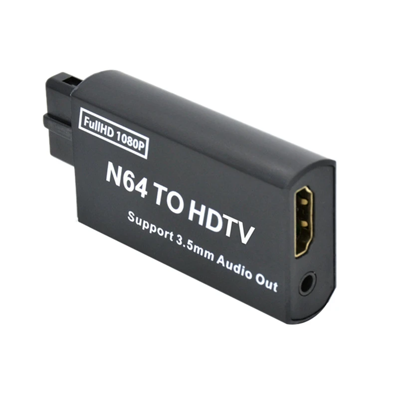 Game Console N64 To HDMI-Compatible Converter Plug And Play For SNES/NGC/SFC HD Cable Adapter With 3.5Mm Audio Output
Game Console N64 To HDMI-Compatible Converter Plug And Play For SNES/NGC/SFC HD Cable Adapter With 3.5Mm Audio Output