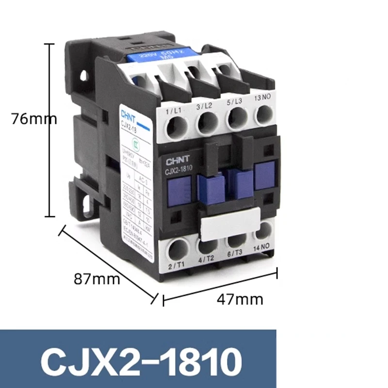 Контактор переменного тока CJX2- 1810 1801 LC1, 3 фазы, 3 полюса, без катушки, напряжение 380 В, 220 В, 110 В, 36 В, 24 В, на Din-рейку, 3 P + 1 без нормального открытия
Контактор переменного тока CJX2- 1810 1801 LC1, 3 фазы, 3 полюса, без катушки, напряжение 380 В, 220 В, 110 В, 36 В, 24 В, на Din-рейку, 3 P + 1 без нормального открытия