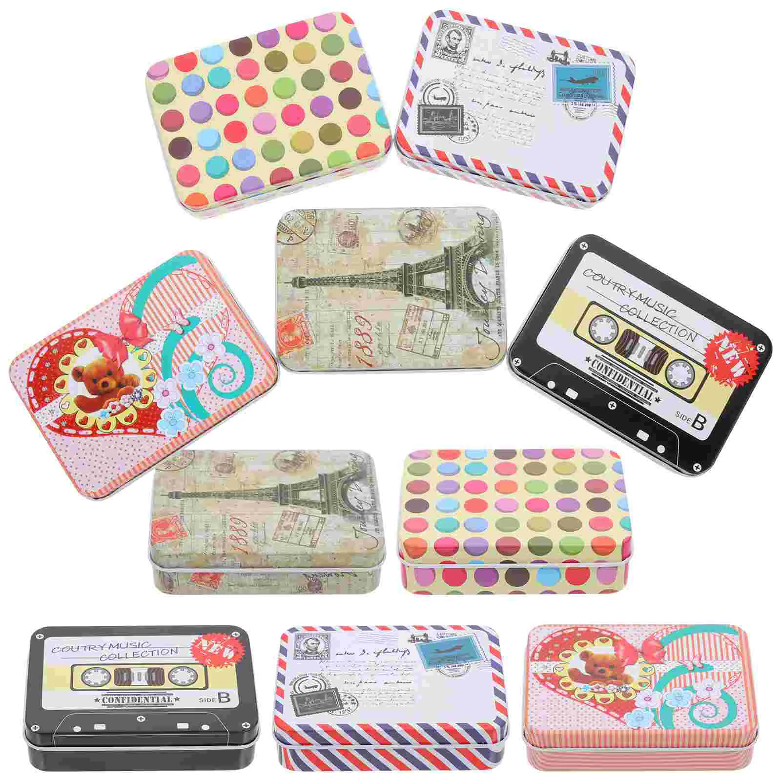 10pcs Candies Wrapping Box Earring Storage Box Jewelry Craft Storage Holder
10pcs Candies Wrapping Box Earring Storage Box Jewelry Craft Storage Holder