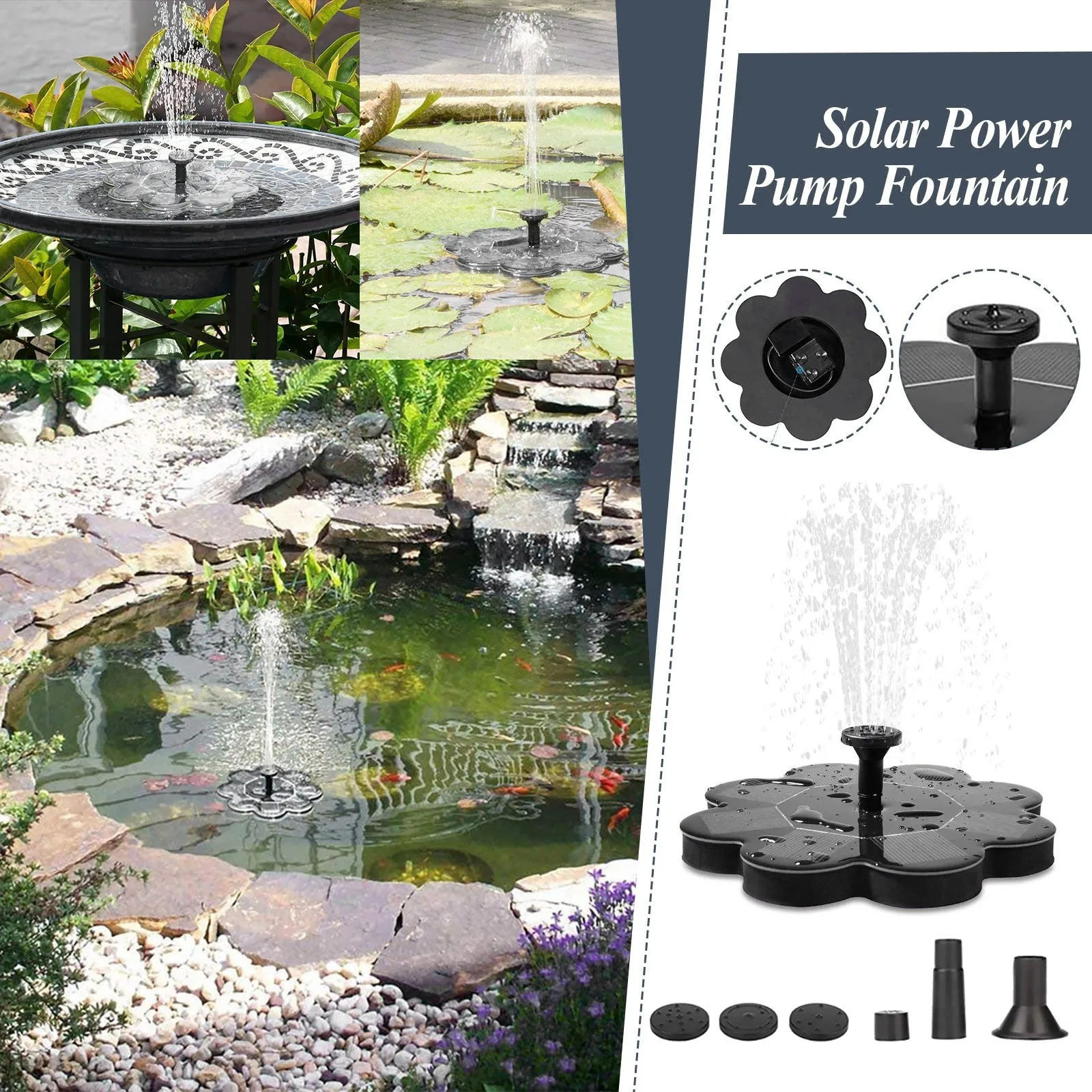 Flower Sprinkler System Decor Patio Solar Bath Pond Water Power Floating Bird Pump Garden Patio Lawn & Yard Water for Kids
Flower Sprinkler System Decor Patio Solar Bath Pond Water Power Floating Bird Pump Garden Patio Lawn & Yard Water for Kids