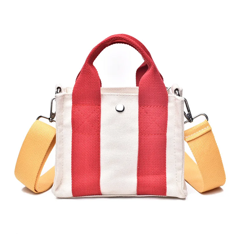 2022 Women's Bag New Dual-purpose Canvas Square Bag Contrast Color Single Shoulder Messenger Handbag Fashion Small Storage Bag
2022 Women's Bag New Dual-purpose Canvas Square Bag Contrast Color Single Shoulder Messenger Handbag Fashion Small Storage Bag