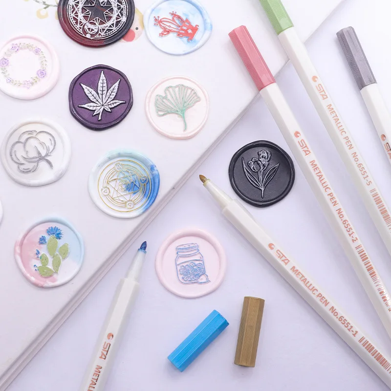 Fire Paint Metal Color Mark Pen DIY Hand-painted Retro Craft Seal Wax Stamp Cover Graffiti Decoration Signature Scrapbooking
Fire Paint Metal Color Mark Pen DIY Hand-painted Retro Craft Seal Wax Stamp Cover Graffiti Decoration Signature Scrapbooking