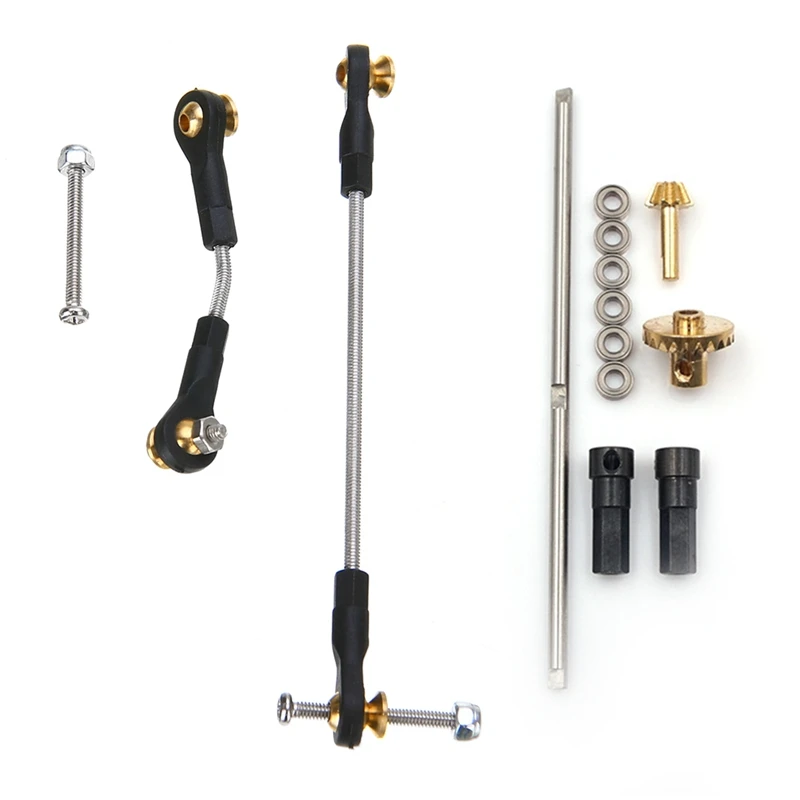 2 комплекта радиоуправляемых автомобильных запчастей: 1 комплект тягового стержня рулевого управления и 1 комплект оси заднего моста Gear
2 комплекта радиоуправляемых автомобильных запчастей: 1 комплект тягового стержня рулевого управления и 1 комплект оси заднего моста Gear