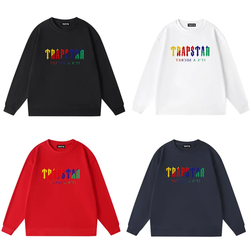 Trapstar Men's Round Neck Pullover Casual Youth Sports Letter Printing Sweater WY736
Trapstar Men's Round Neck Pullover Casual Youth Sports Letter Printing Sweater WY736