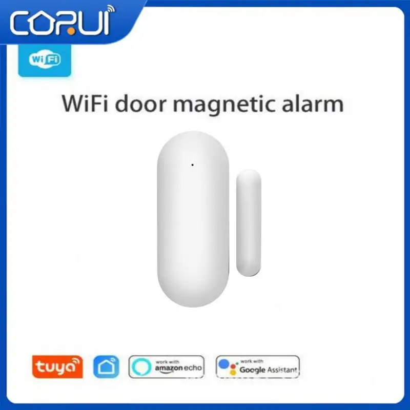 

CORUI Tuya Smart Door Window Sensor WiFi Smart Life APP Notification Security Protection Compatible With Alexa Google Home
