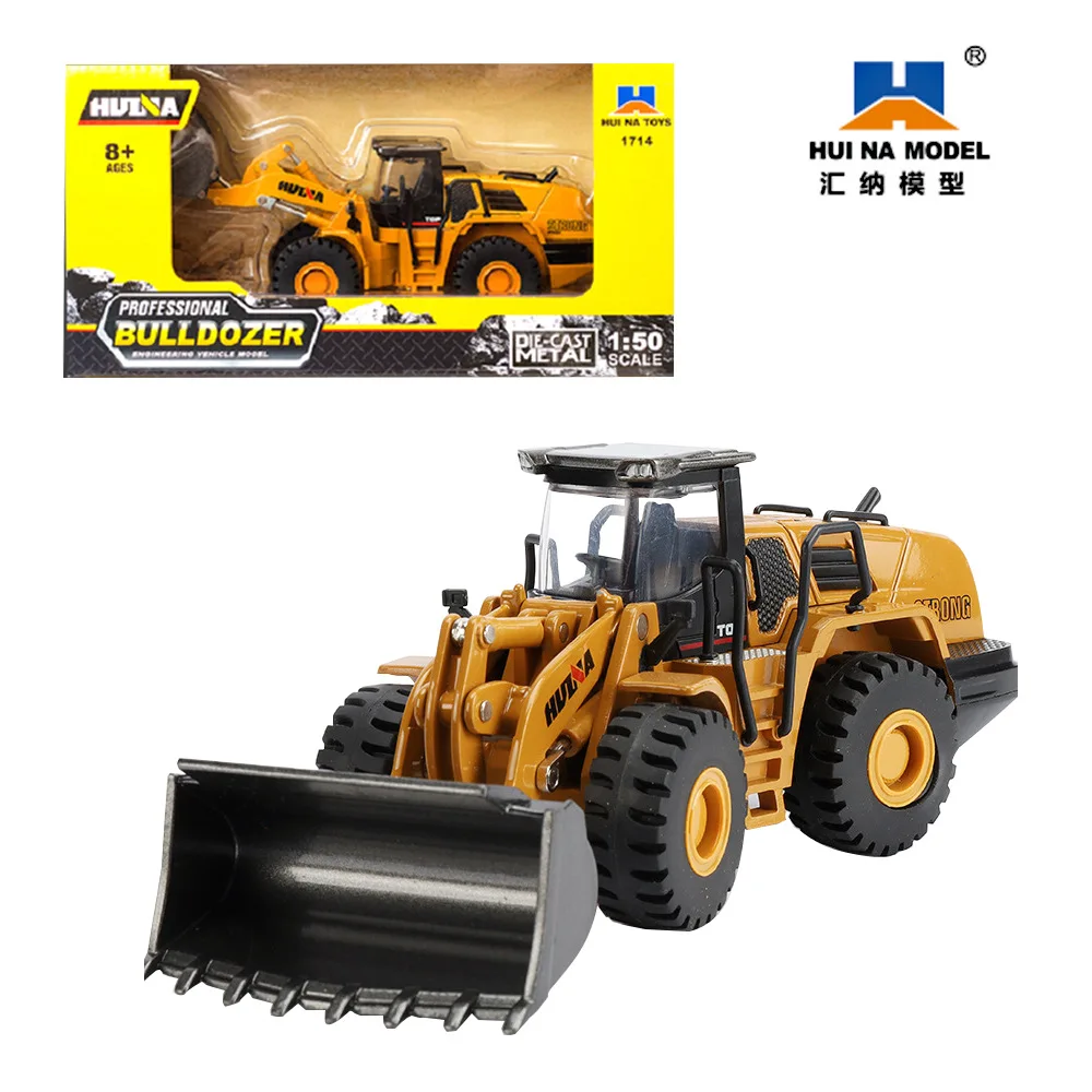 Инженерный автомобиль Huina 1:50, погрузчик из сплава, Детская модель грузовика, украшения
Инженерный автомобиль Huina 1:50, погрузчик из сплава, Детская модель грузовика, украшения