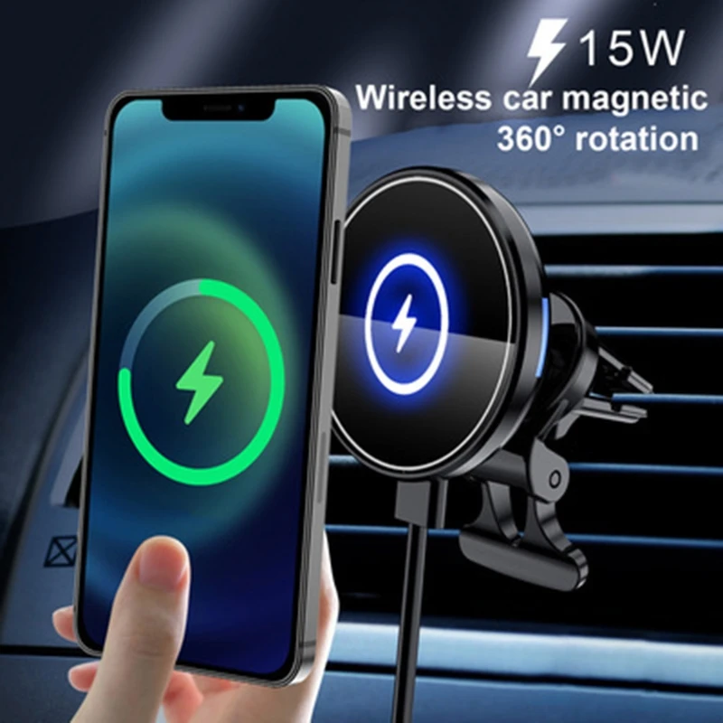 Car Wireless Charger Phone Holder Hands Free Air Vent Clip Mount for Phone 12 Series Magnetic Fast Charging D7YA
Car Wireless Charger Phone Holder Hands Free Air Vent Clip Mount for Phone 12 Series Magnetic Fast Charging D7YA