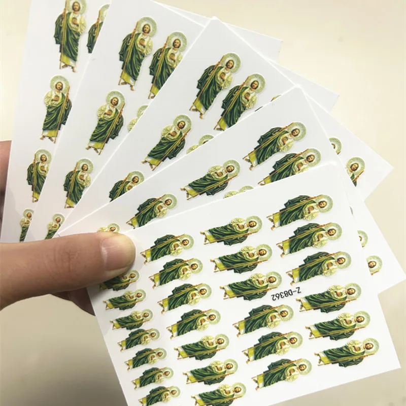 5pcs/1pcs Virgin Mary Nail Stickers God Jesus Nail Decal for Nail Art Decoration Accessories Press on nails with Wrapping Tips
5pcs/1pcs Virgin Mary Nail Stickers God Jesus Nail Decal for Nail Art Decoration Accessories Press on nails with Wrapping Tips