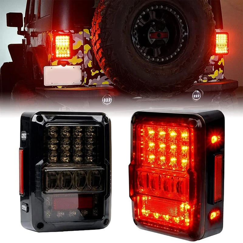 2 шт., автомобисветильник светодиодные задние фонари для Jeep Wrangler JK JKU 07-18
2 шт., автомобисветильник светодиодные задние фонари для Jeep Wrangler JK JKU 07-18