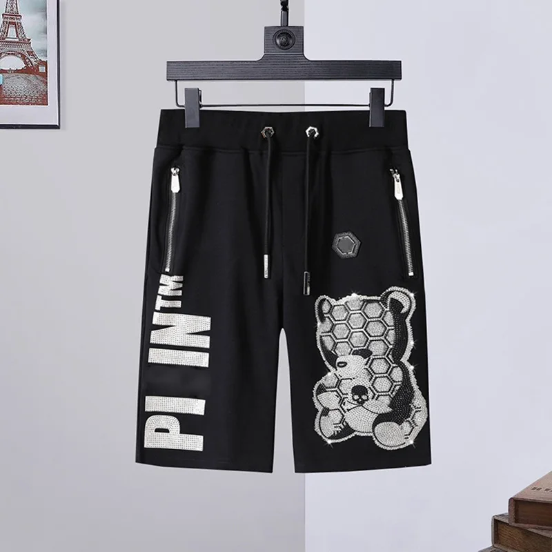 2023 New Plein Shorts Men's Fashion Machine Cartoon Bear Hot PP Drill Cotton Fashion Shorts Sports Capris Men's Pants European
2023 New Plein Shorts Men's Fashion Machine Cartoon Bear Hot PP Drill Cotton Fashion Shorts Sports Capris Men's Pants European