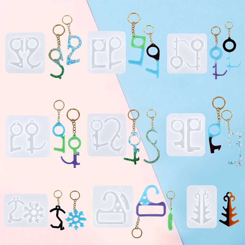 DIY Epoxy Crystal Drip Mold Contactless Door Opening By Lift Drip Mold With Hole Keychain Jumper Chain Pendant Pendant Jewelry
DIY Epoxy Crystal Drip Mold Contactless Door Opening By Lift Drip Mold With Hole Keychain Jumper Chain Pendant Pendant Jewelry