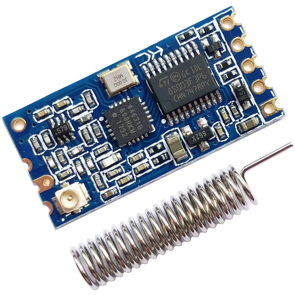 HC-12 433Mhz SI4463/SI4438 Wireless Serial Port Module 1000M Replace Bluetooth With Antenna
HC-12 433Mhz SI4463/SI4438 Wireless Serial Port Module 1000M Replace Bluetooth With Antenna