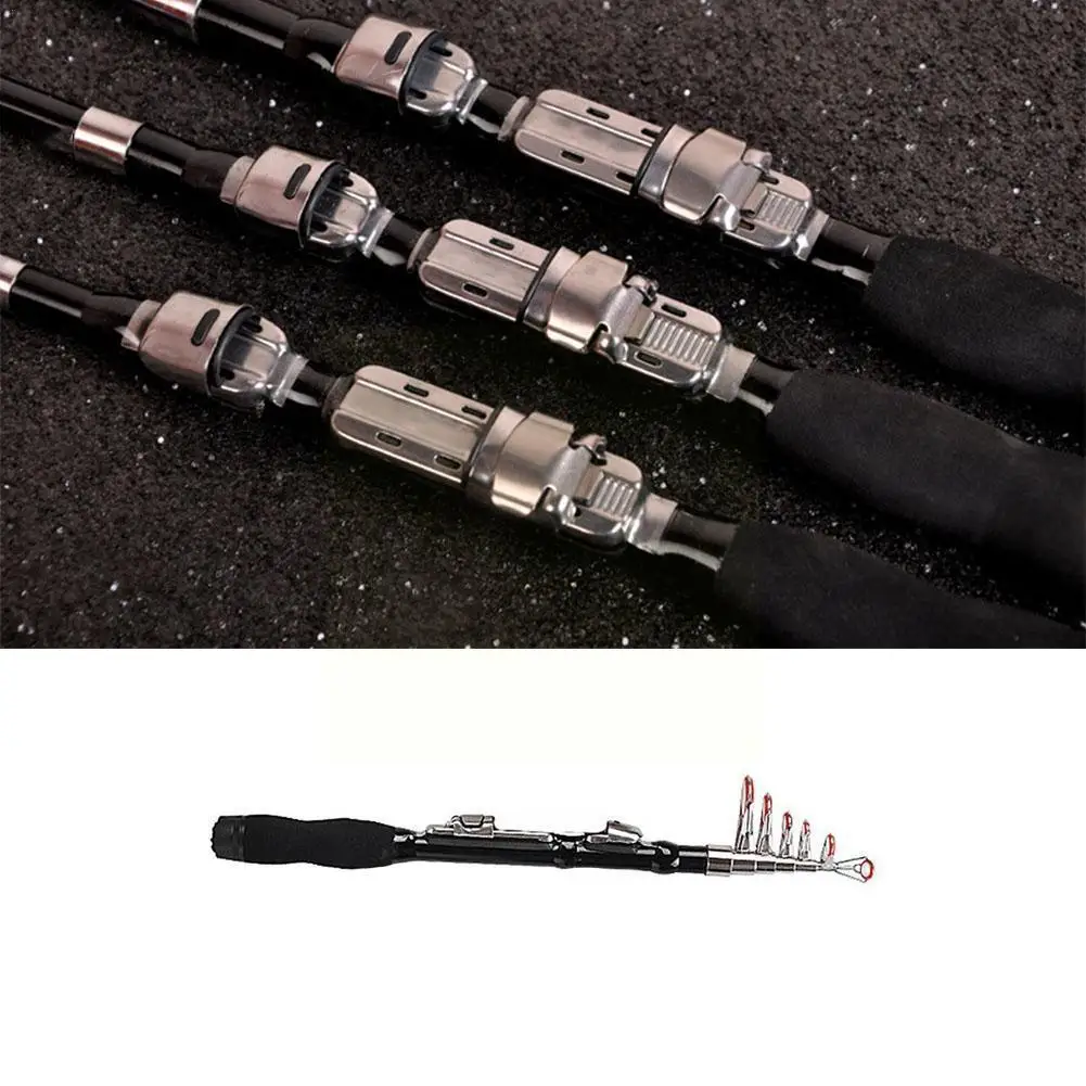 Hot Mini Carbon Fiber Telescopic Pocket Fishing Rod Tackle Spinning Fishing Telescopic Portable Travel Pole Rod Pole Spinni Q3M6
Hot Mini Carbon Fiber Telescopic Pocket Fishing Rod Tackle Spinning Fishing Telescopic Portable Travel Pole Rod Pole Spinni Q3M6