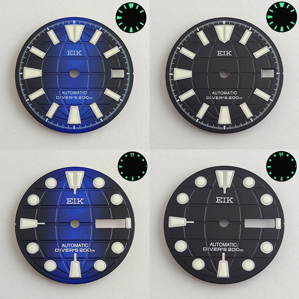 28.5mm NH35 Watch Dial Green Luminous Marks Date Window Dial for NH35 Movement Abalone Watch Dial with S Dial Watch Parts
28.5mm NH35 Watch Dial Green Luminous Marks Date Window Dial for NH35 Movement Abalone Watch Dial with S Dial Watch Parts