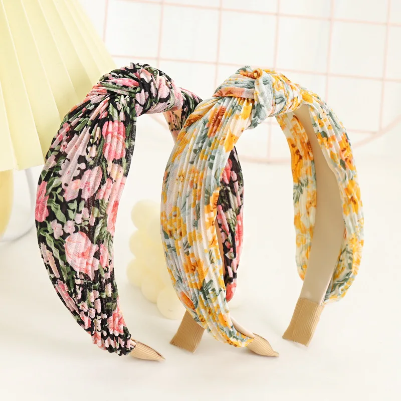 Print Flower Knot Hairbands For Women Korea Headband For Girls Hair Accessories Hair Band Floar Crown Headbands Head Wrap
Print Flower Knot Hairbands For Women Korea Headband For Girls Hair Accessories Hair Band Floar Crown Headbands Head Wrap