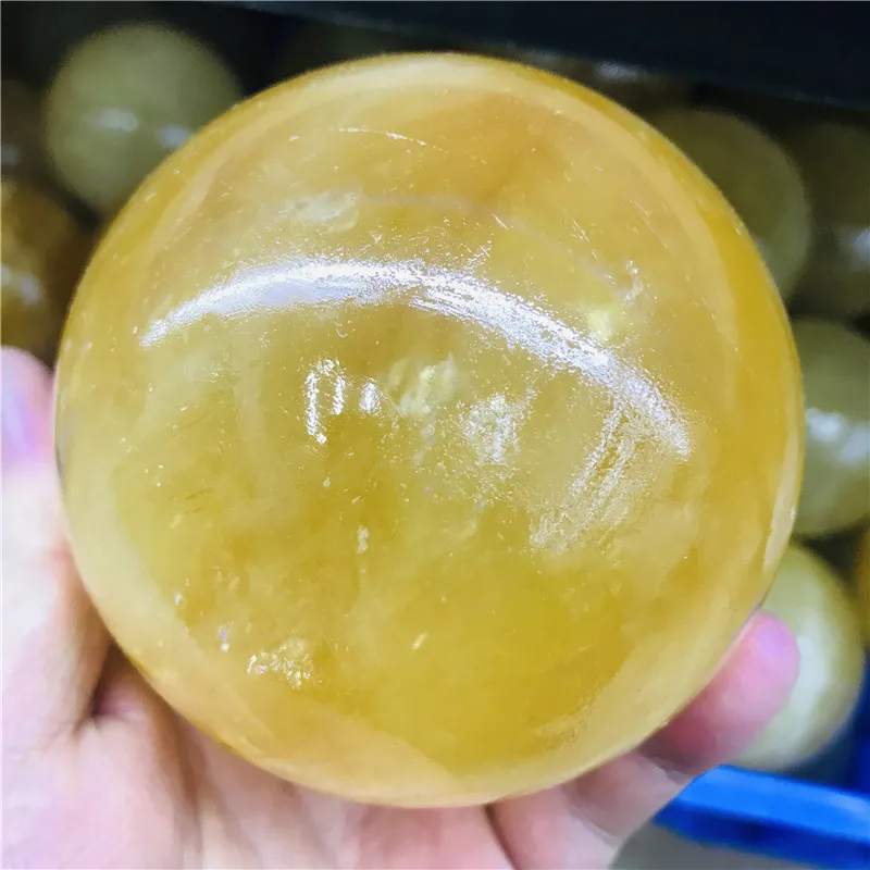 30-100mm TOP!!!! NATURAL YELLOW CALCITE CRYSTAL SPHERE BALL HEALING 
30-100mm TOP!!!! NATURAL YELLOW CALCITE CRYSTAL SPHERE BALL HEALING