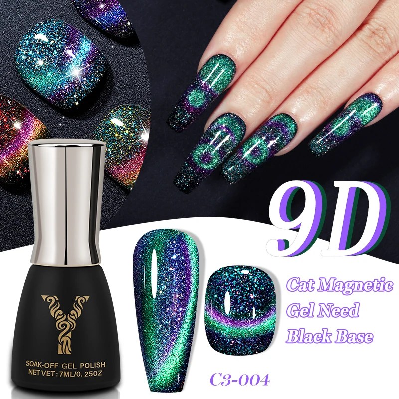 YOKE FELLOW 9D Cat Magnetic Gel Nail Polish 7ml Semi Permanent Glitter Soak Off UV LED Gel Varnish Nail Art With Free Magnet
YOKE FELLOW 9D Cat Magnetic Gel Nail Polish 7ml Semi Permanent Glitter Soak Off UV LED Gel Varnish Nail Art With Free Magnet