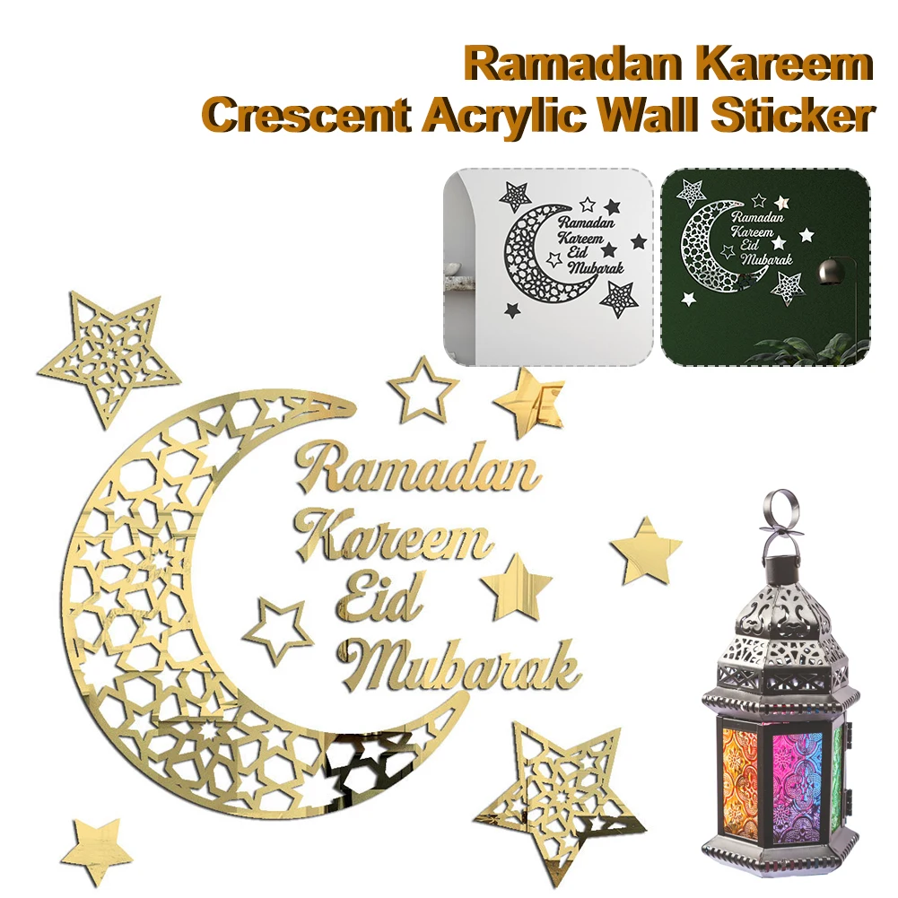 Muslim Acrylic Mirror Wall Stickers Home Decor Living Room Eid Mubarak Wall Decal Islam Ramadan Kareem Sticker Bedroom Wallpaper
Muslim Acrylic Mirror Wall Stickers Home Decor Living Room Eid Mubarak Wall Decal Islam Ramadan Kareem Sticker Bedroom Wallpaper