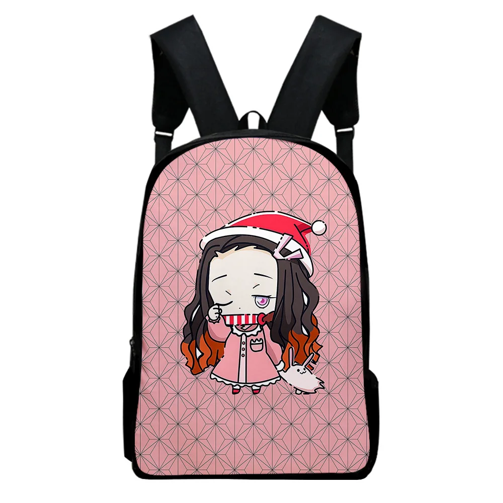 Merry Christmas Demon Slayer Backpack Teenager Boys Girls Students Kamado Nezuko School Bags Oxford Waterproof Travel Backpacks
Merry Christmas Demon Slayer Backpack Teenager Boys Girls Students Kamado Nezuko School Bags Oxford Waterproof Travel Backpacks
