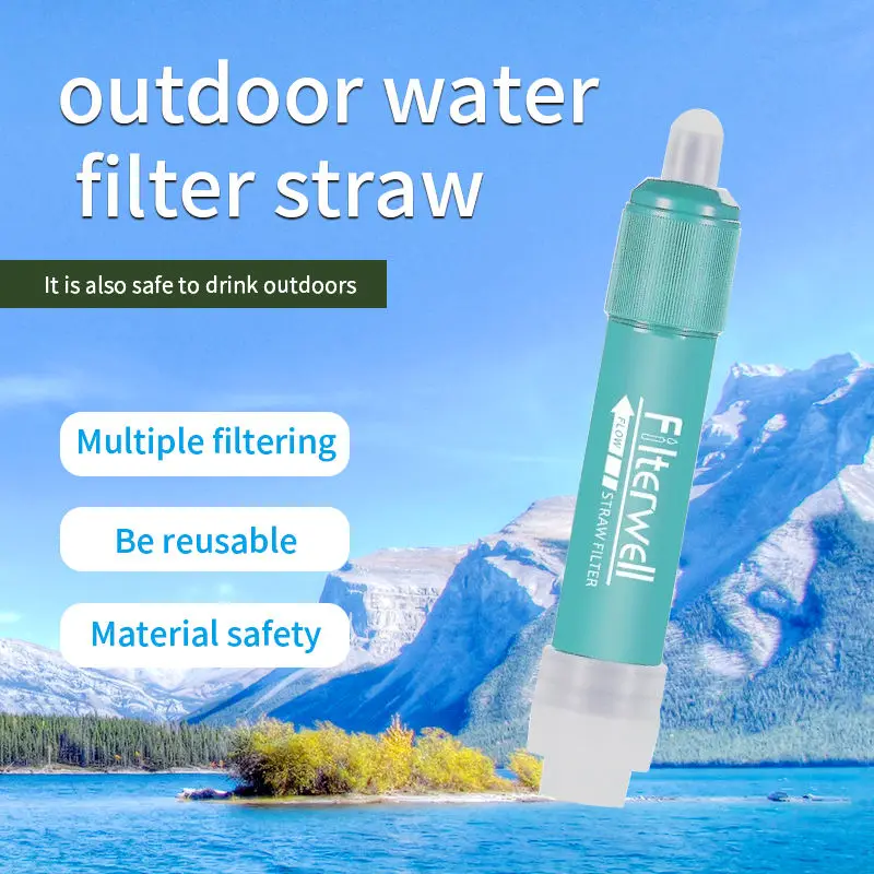 Filterwell UF Membrane Outdoor Hiking Personal Water Purifier Portable Life Emergency Survival Water Filter Straw For Camping
Filterwell UF Membrane Outdoor Hiking Personal Water Purifier Portable Life Emergency Survival Water Filter Straw For Camping