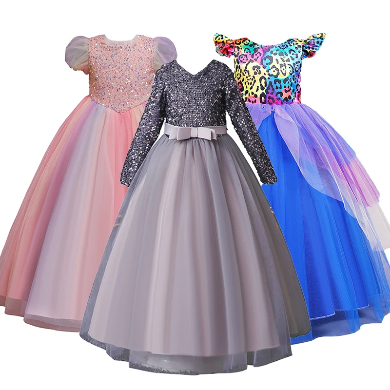 Girls Dress Vintage Flower Wedding Evening Princess Party Bridal long Lace Cutout Tulle First Communion Dress Children Clothing
Girls Dress Vintage Flower Wedding Evening Princess Party Bridal long Lace Cutout Tulle First Communion Dress Children Clothing